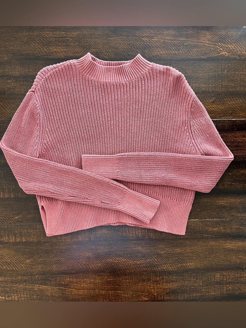 PacSun Rose Pink Knit Sweater